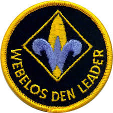 Webelos leader patch